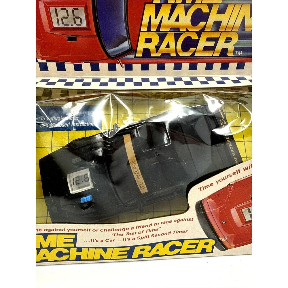 Time Machine Racer By Impulse, Black Trans AM, Plastic on Box Wrinkled, See Pics